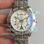 JF Factory Copy Breitling Chronomat B01 Chronograph Watch White Dial - Swiss 7750